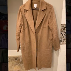 Camel long coat